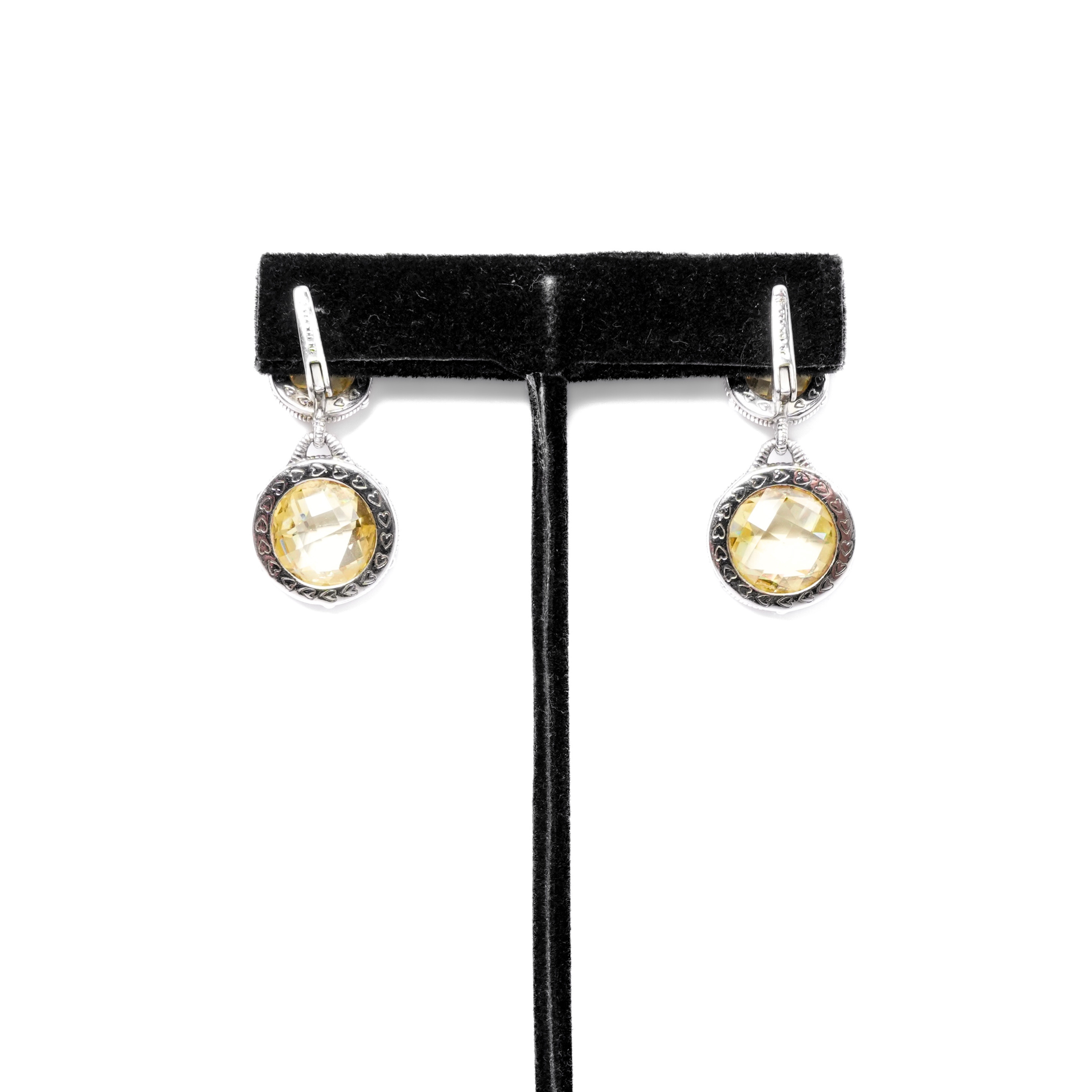 Judith Ripka 'Eclipse' Drop Earrings