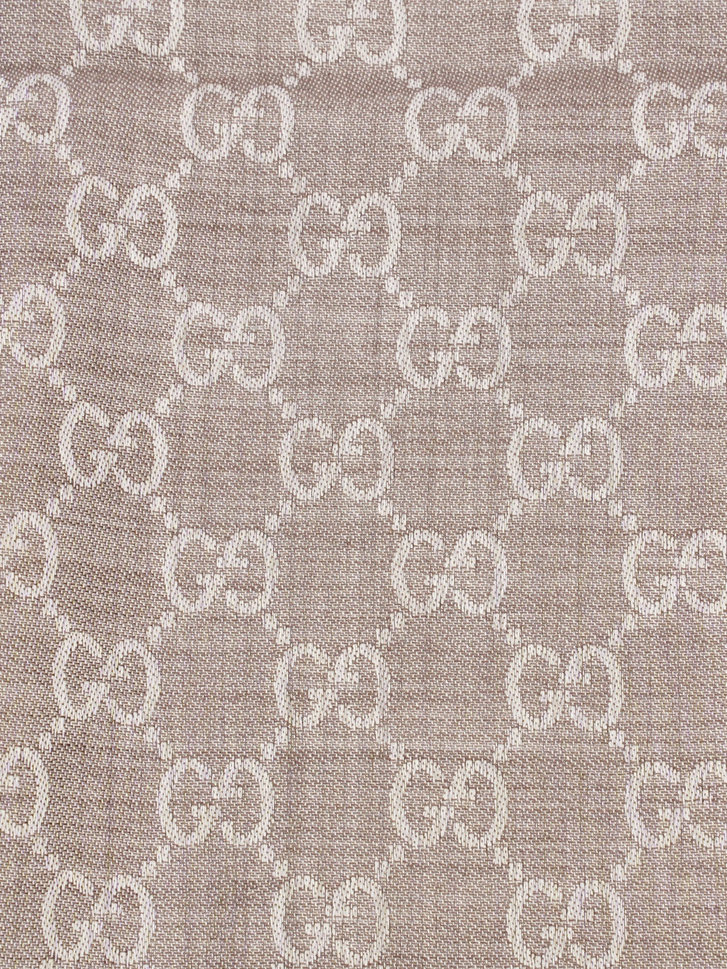 Gucci Beige Gucci scarf Grey GG Supreme Wool