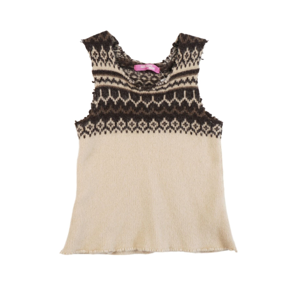 Junya Watanabe MAN 'Reconstructed Knit' Tank Top - Men's S