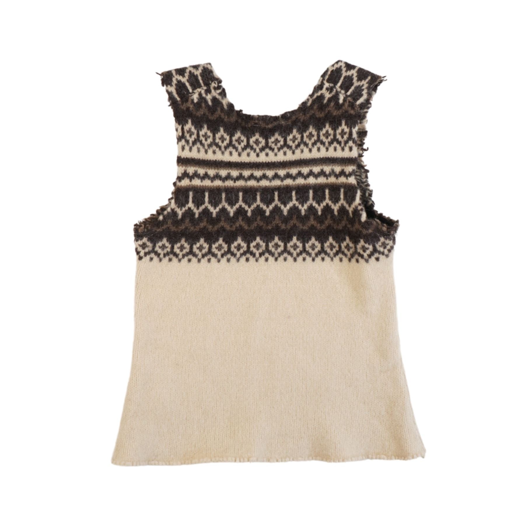 Junya Watanabe MAN 'Reconstructed Knit' Tank Top - Men's S