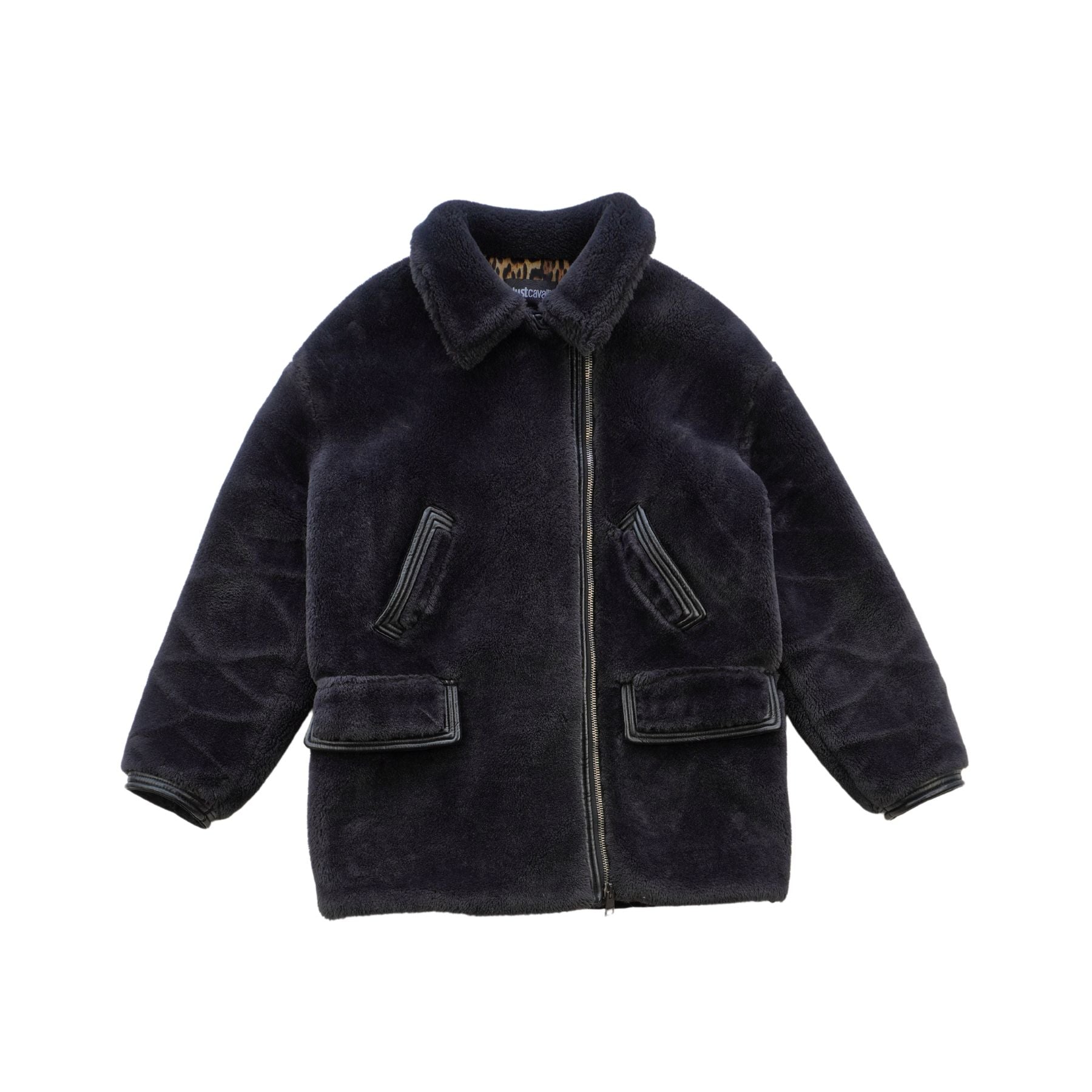 Just Cavalli Faux Fur Coat - Women's 46