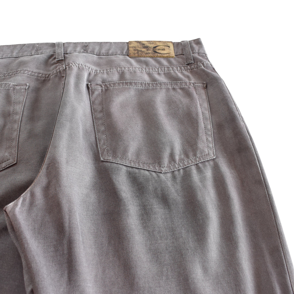 Just Cavalli Faux Chap Pants - Men's 34