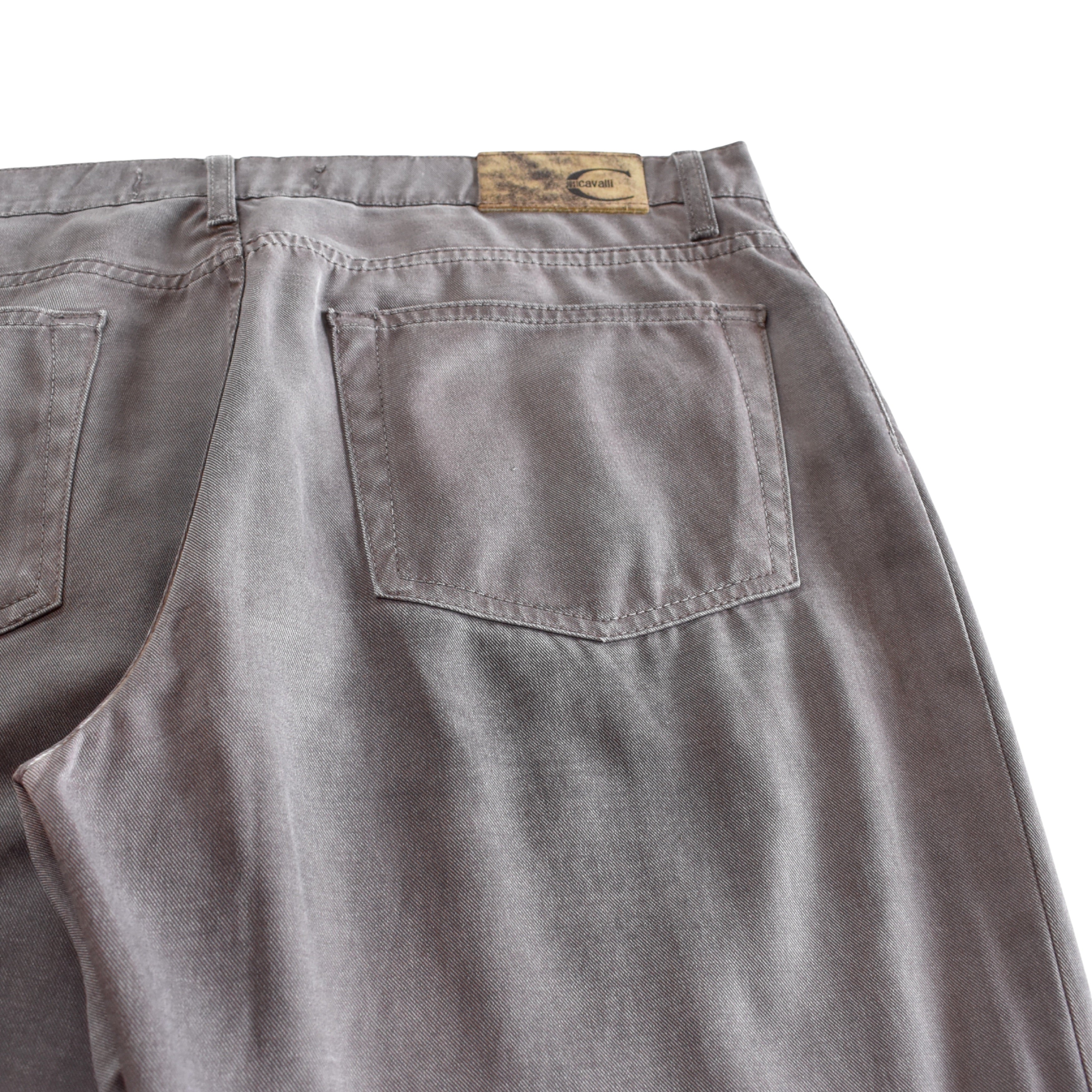 Just Cavalli Faux Chap Pants - Men's 34