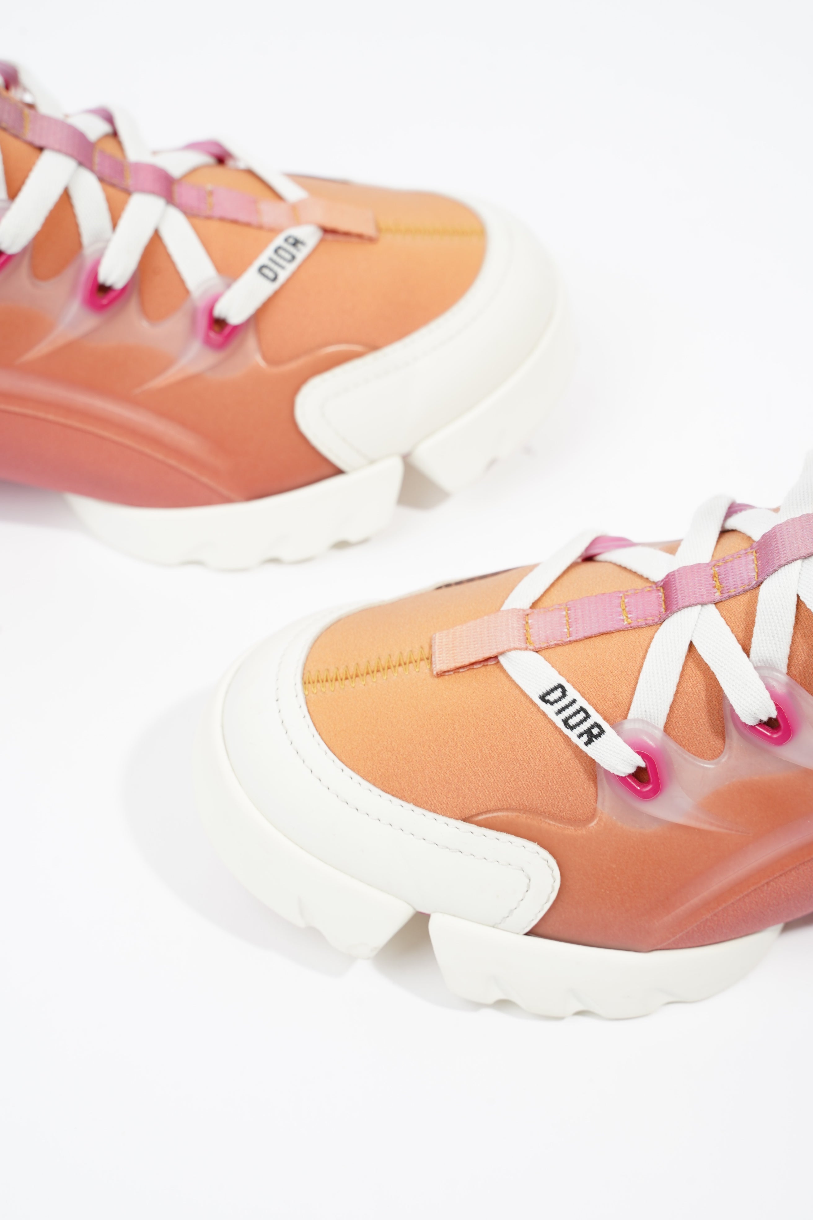 Christian Dior D-Connect Tangerine Suede EU 36 UK 3