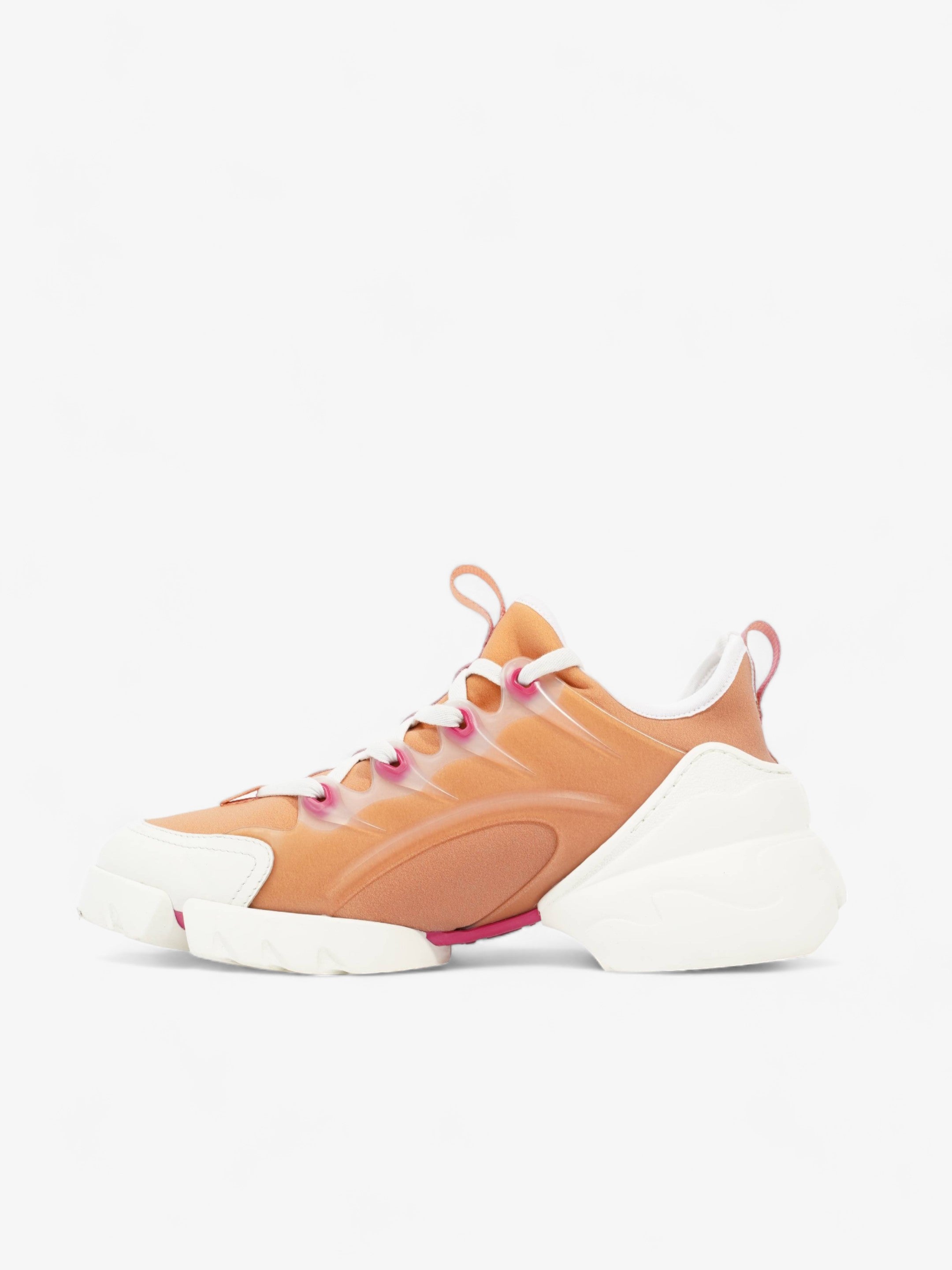 Christian Dior D-Connect Tangerine Suede EU 36 UK 3
