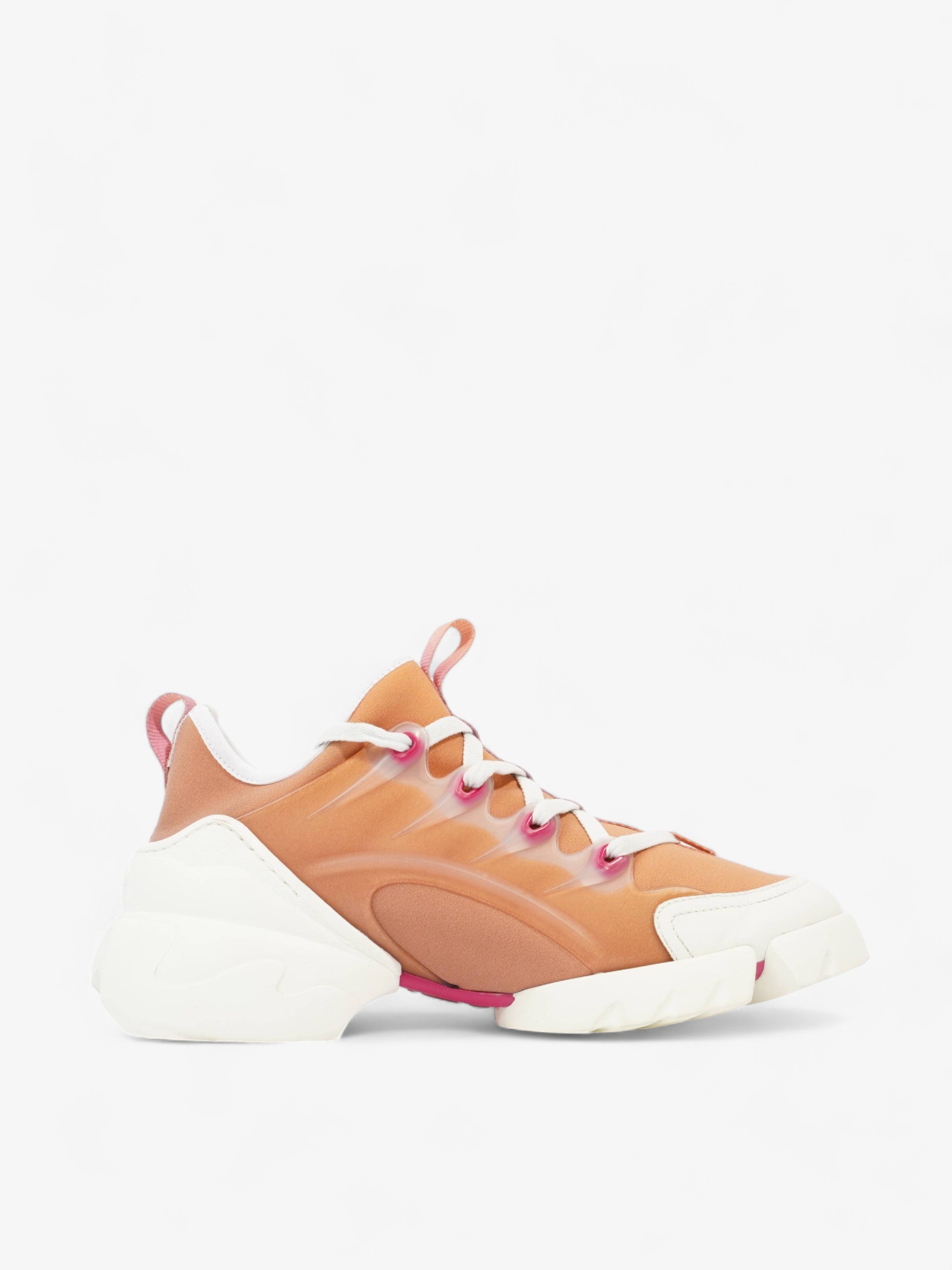 Christian Dior D-Connect Tangerine Suede EU 36 UK 3