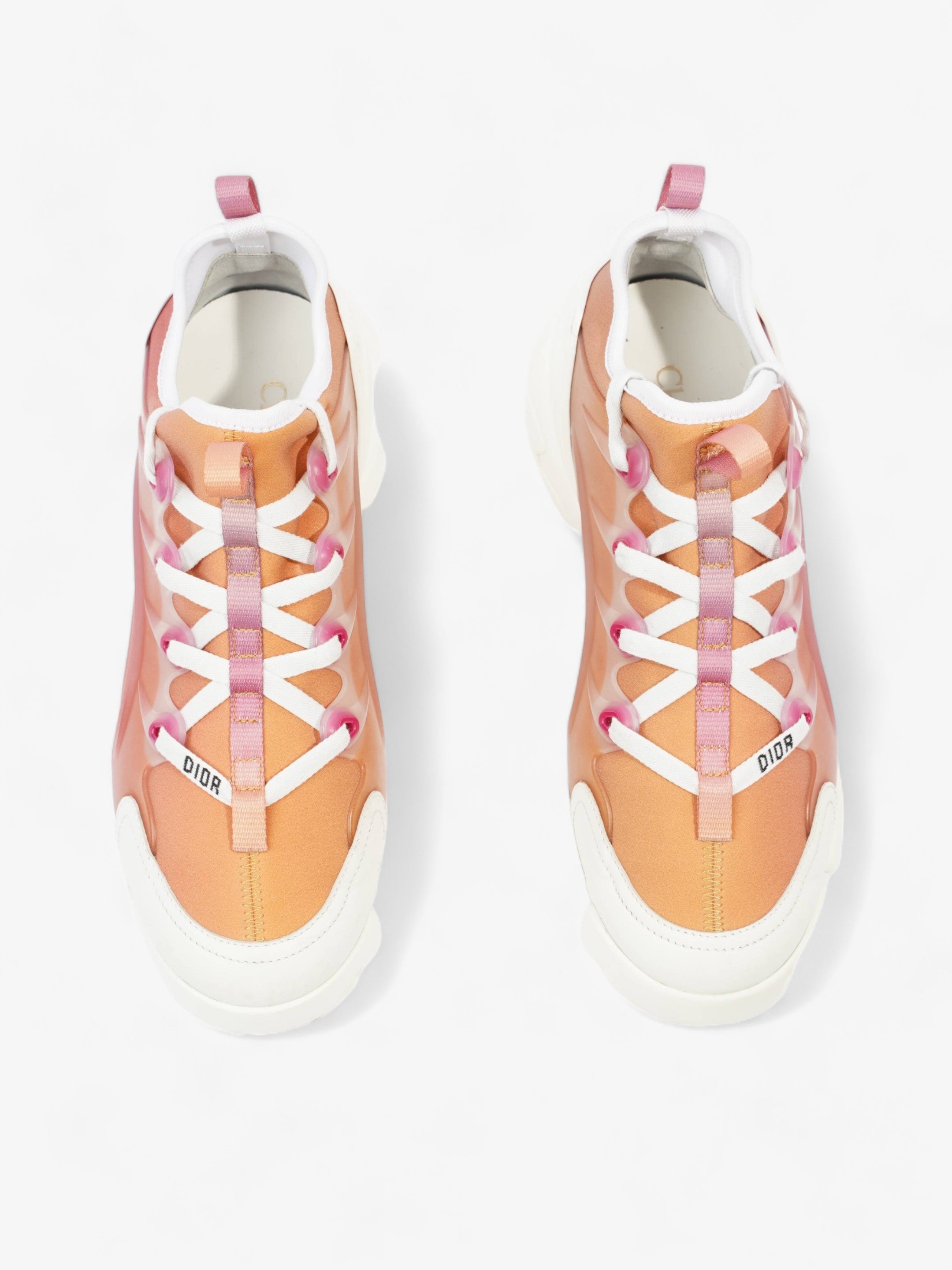 Christian Dior D-Connect Tangerine Suede EU 36 UK 3