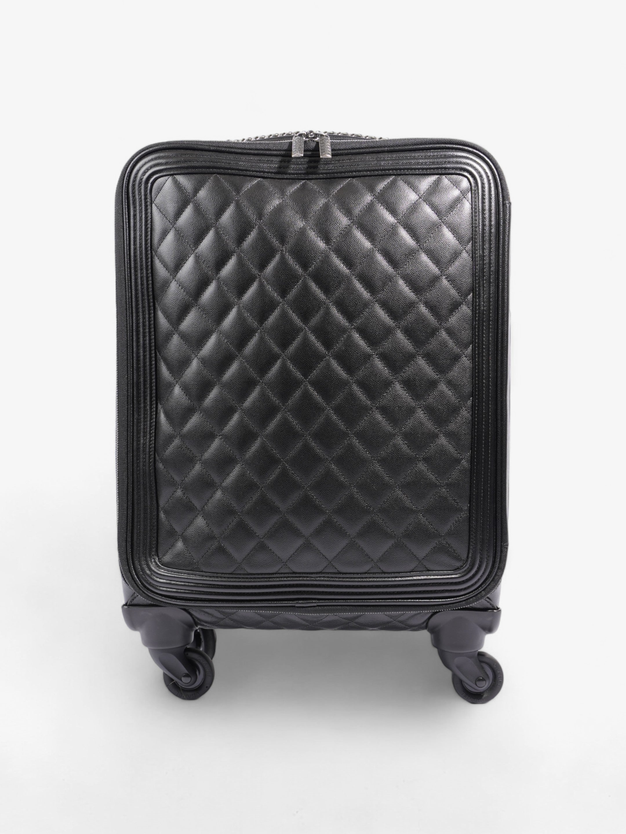 Chanel Caviar Quilted Cabin Bag Black Caviar Leather