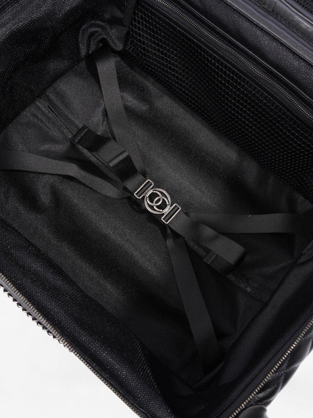 Chanel Caviar Quilted Cabin Bag Black Caviar Leather
