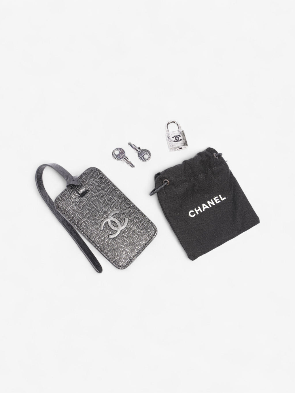 Chanel Caviar Quilted Cabin Bag Black Caviar Leather