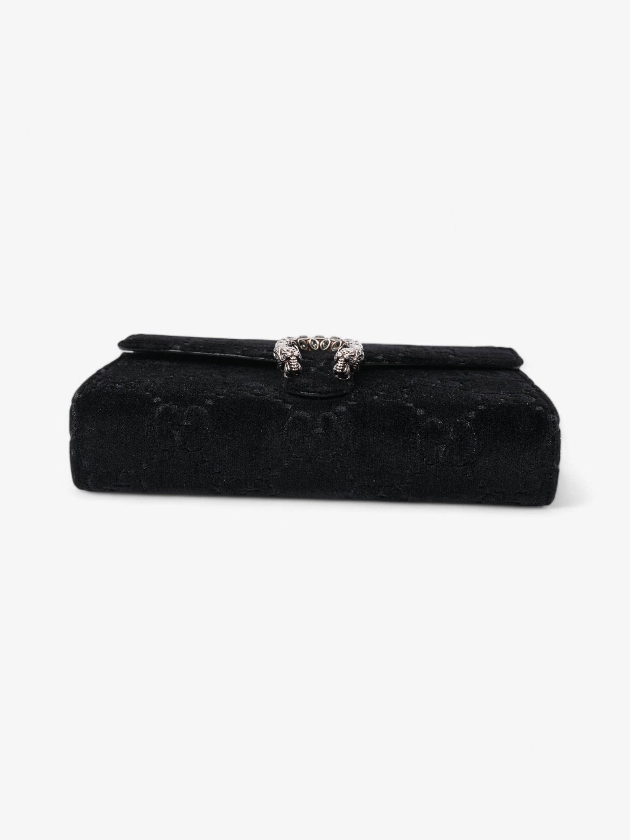 Gucci Dionysus Chain Wallet Black Velvet