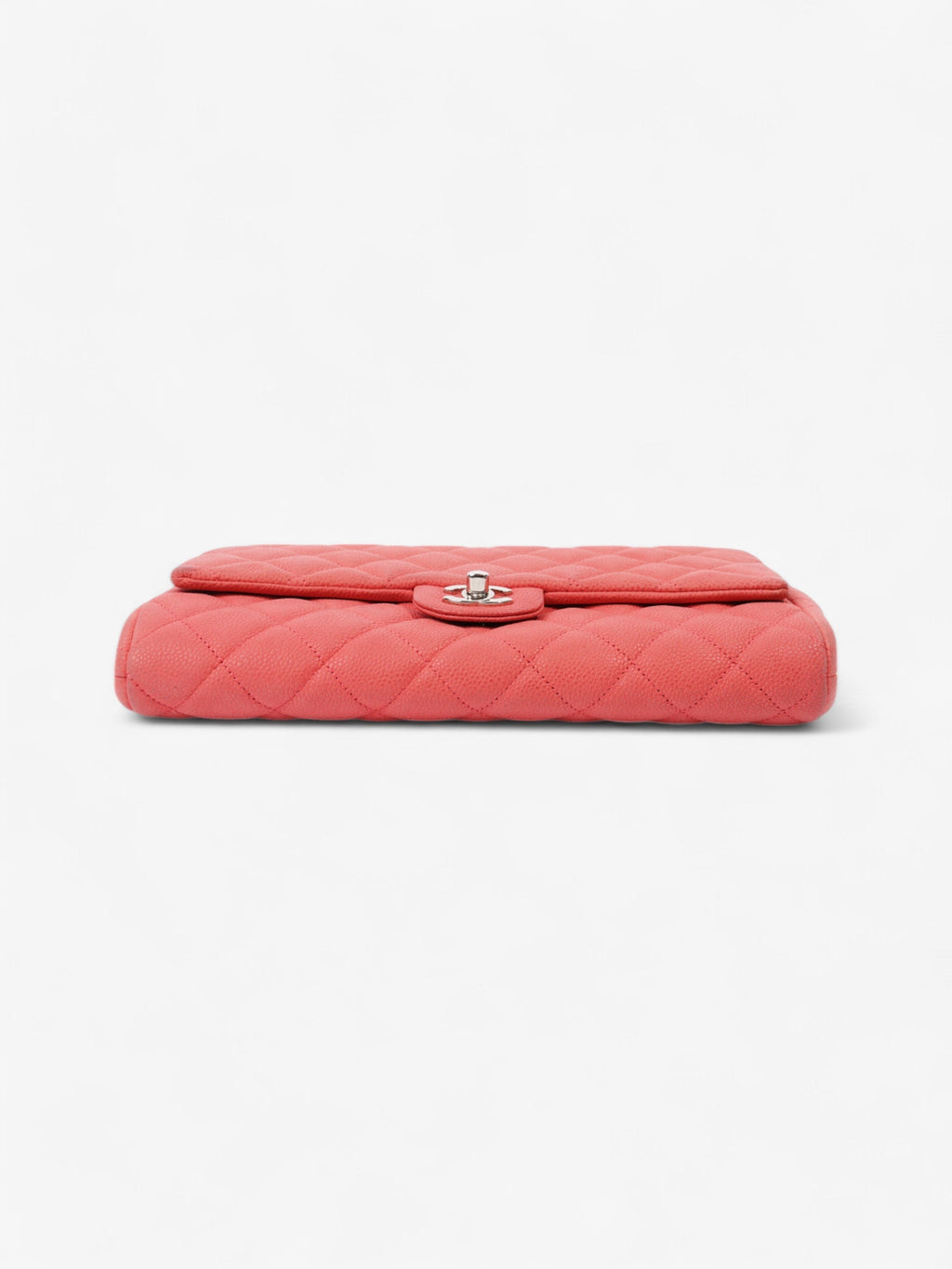 Chanel Envelope Clutch with Chain Coral Caviar Leather
