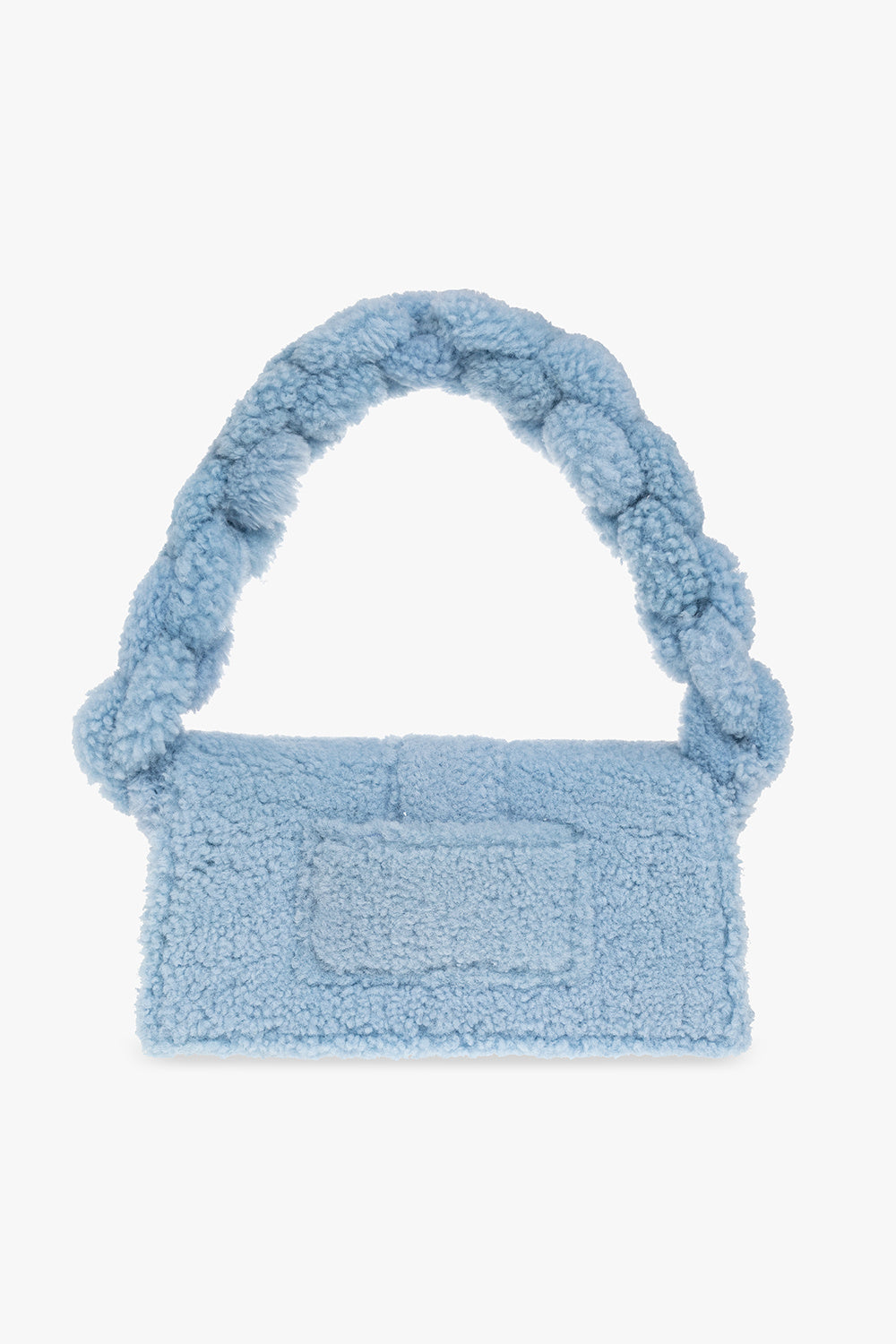 JACQUEMUS LE BAMBIDOU SHEARLING SHOULDER BAG