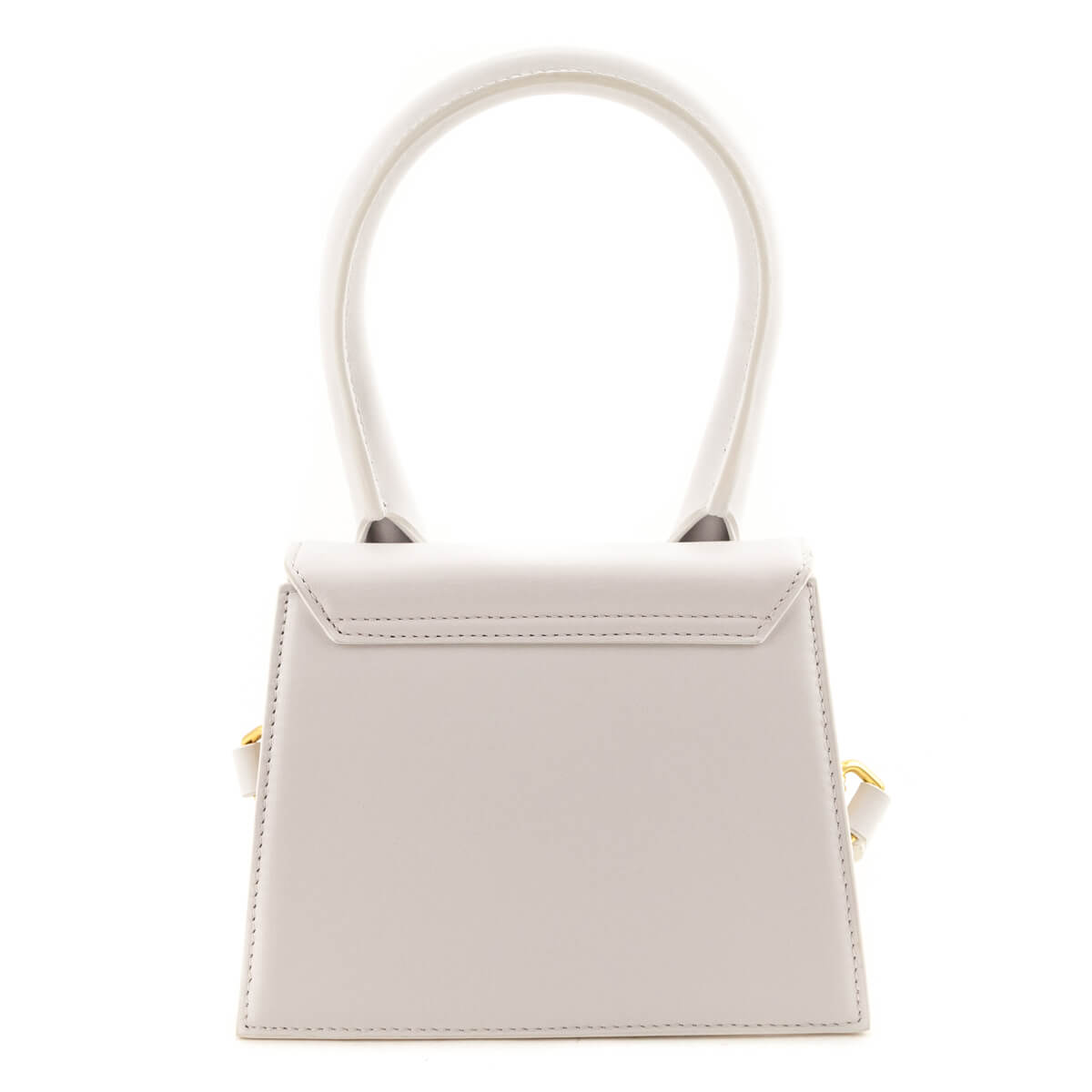 Jacquemus White Smooth Calfskin Le Chiquito Moyen