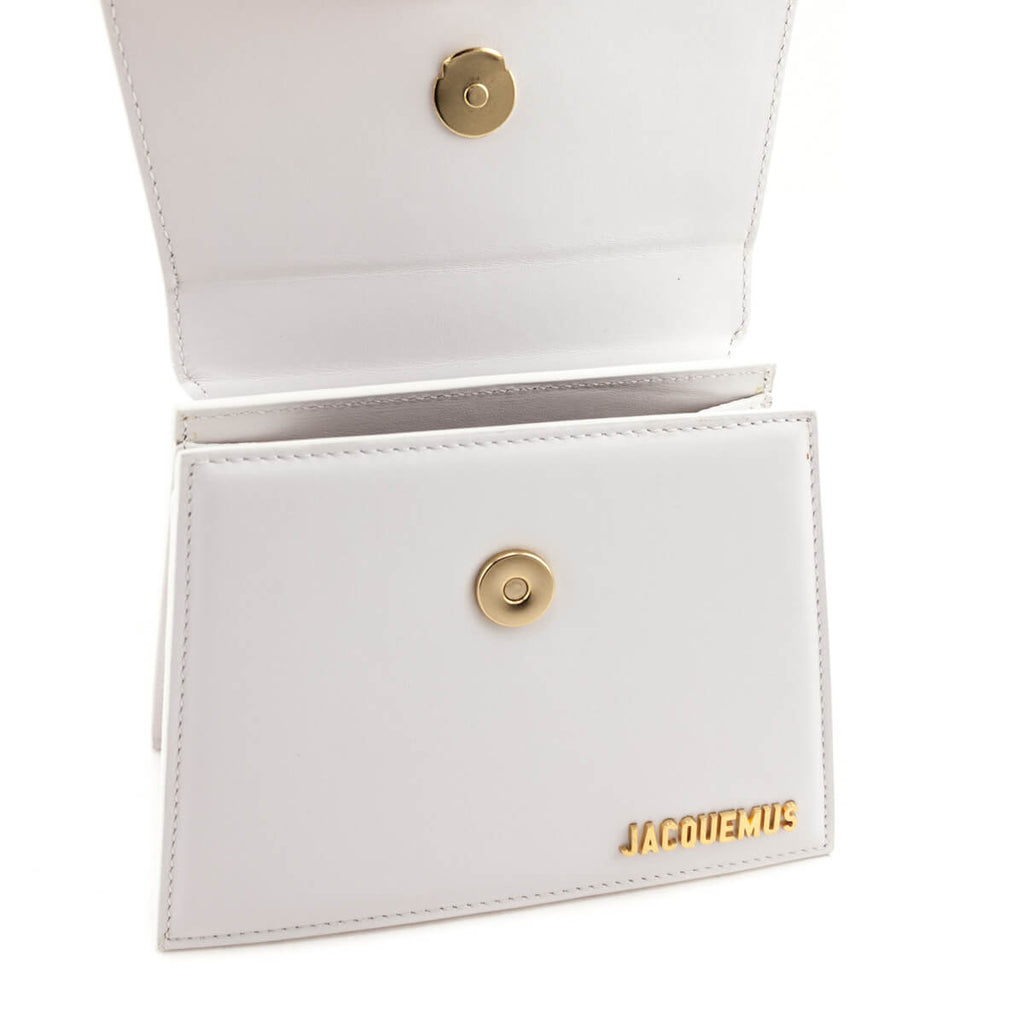 Jacquemus White Smooth Calfskin Le Chiquito Moyen