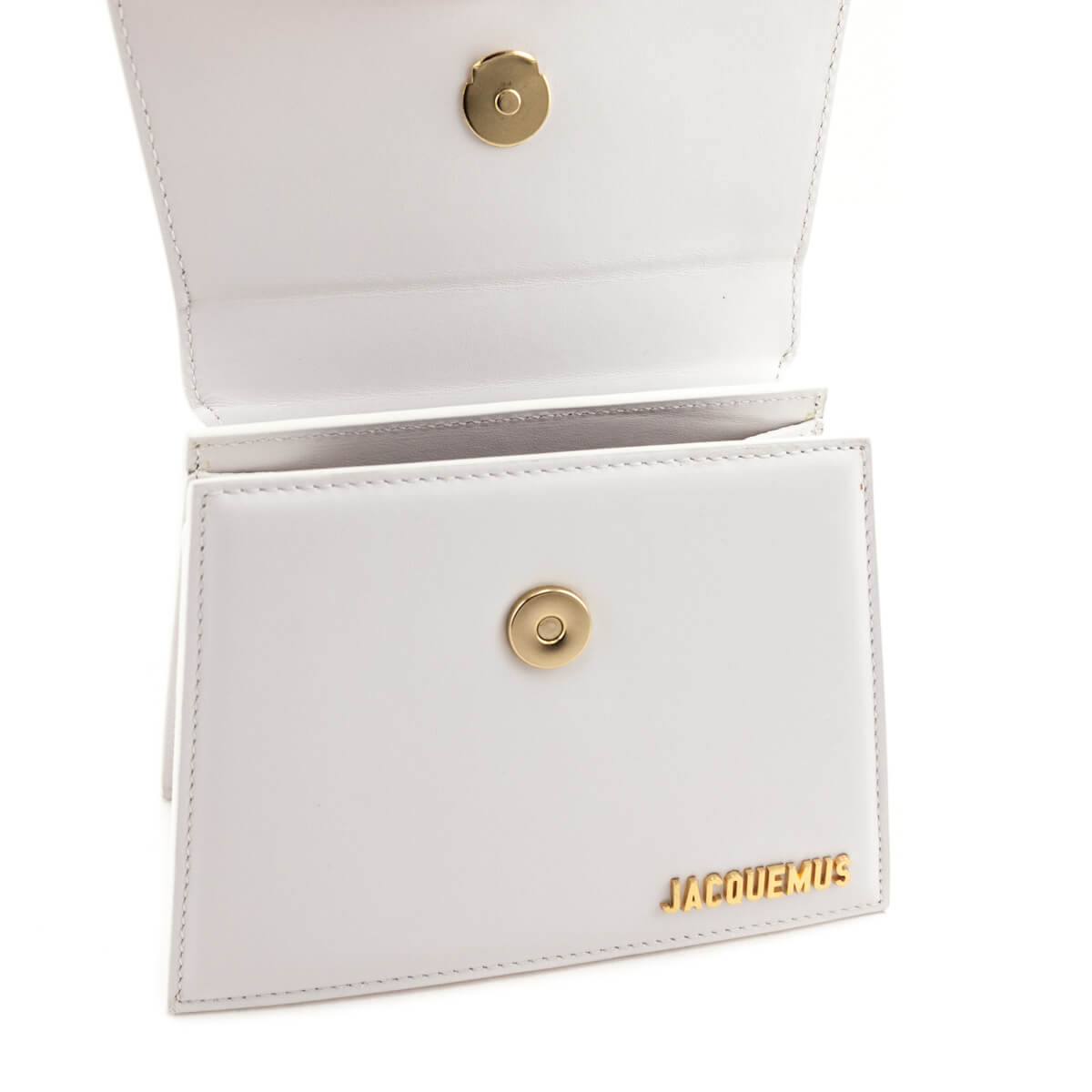 Jacquemus White Smooth Calfskin Le Chiquito Moyen