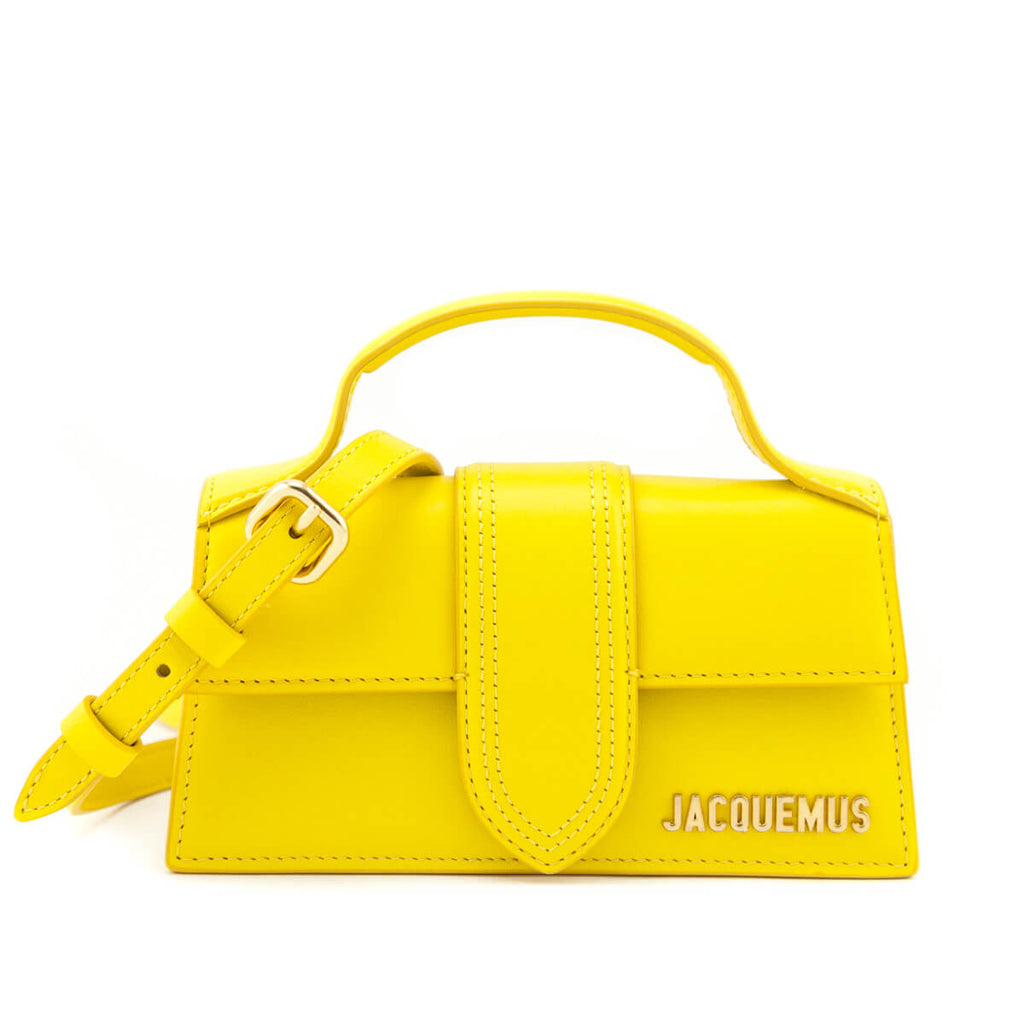 Jacquemus Yellow Smooth Calfskin Le Bambino