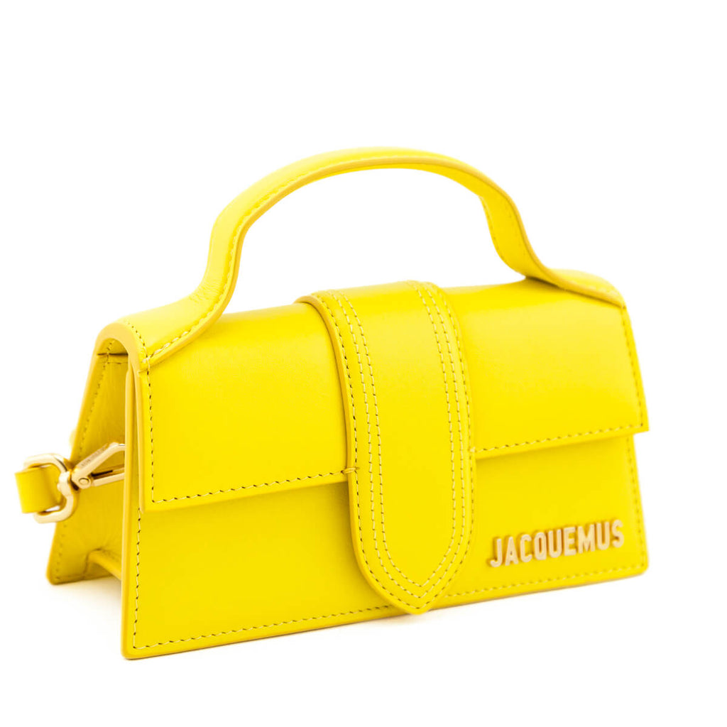 Jacquemus Yellow Smooth Calfskin Le Bambino