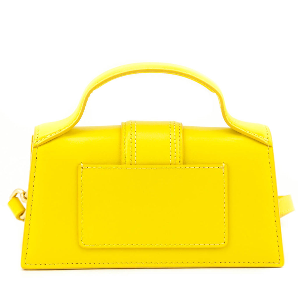 Jacquemus Yellow Smooth Calfskin Le Bambino