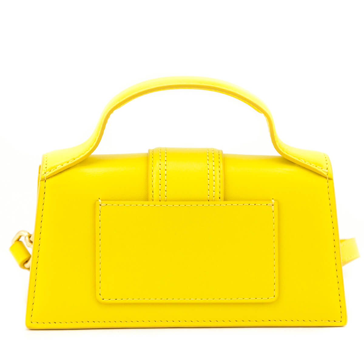 Jacquemus Yellow Smooth Calfskin Le Bambino