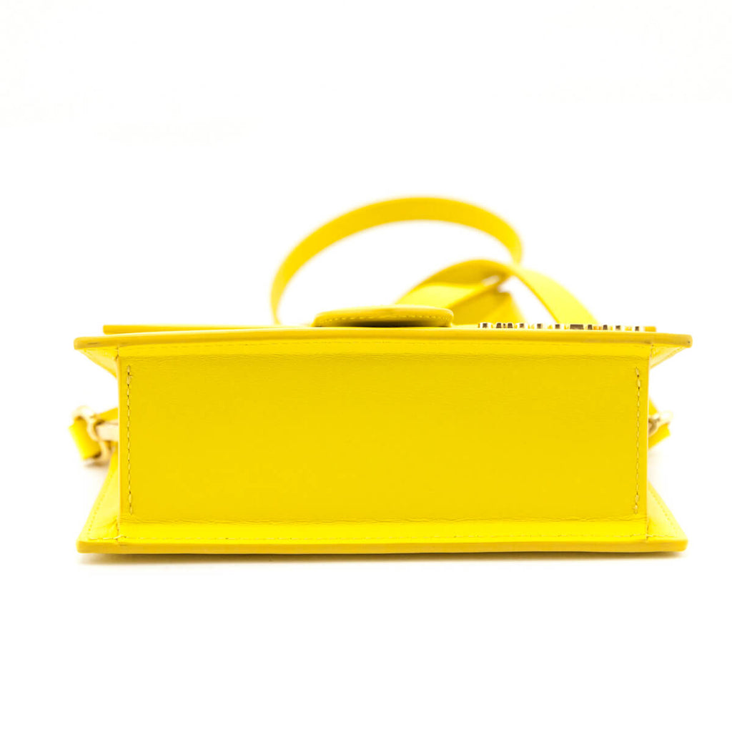 Jacquemus Yellow Smooth Calfskin Le Bambino