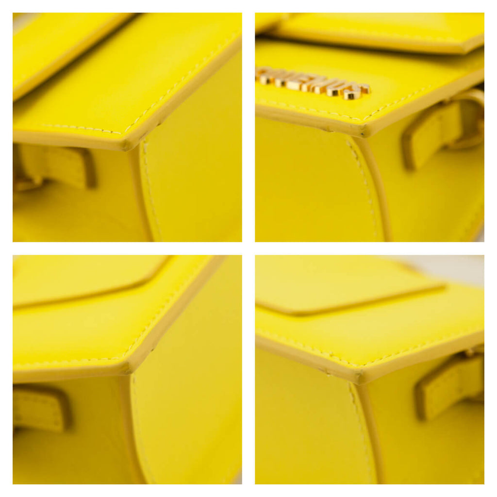 Jacquemus Yellow Smooth Calfskin Le Bambino