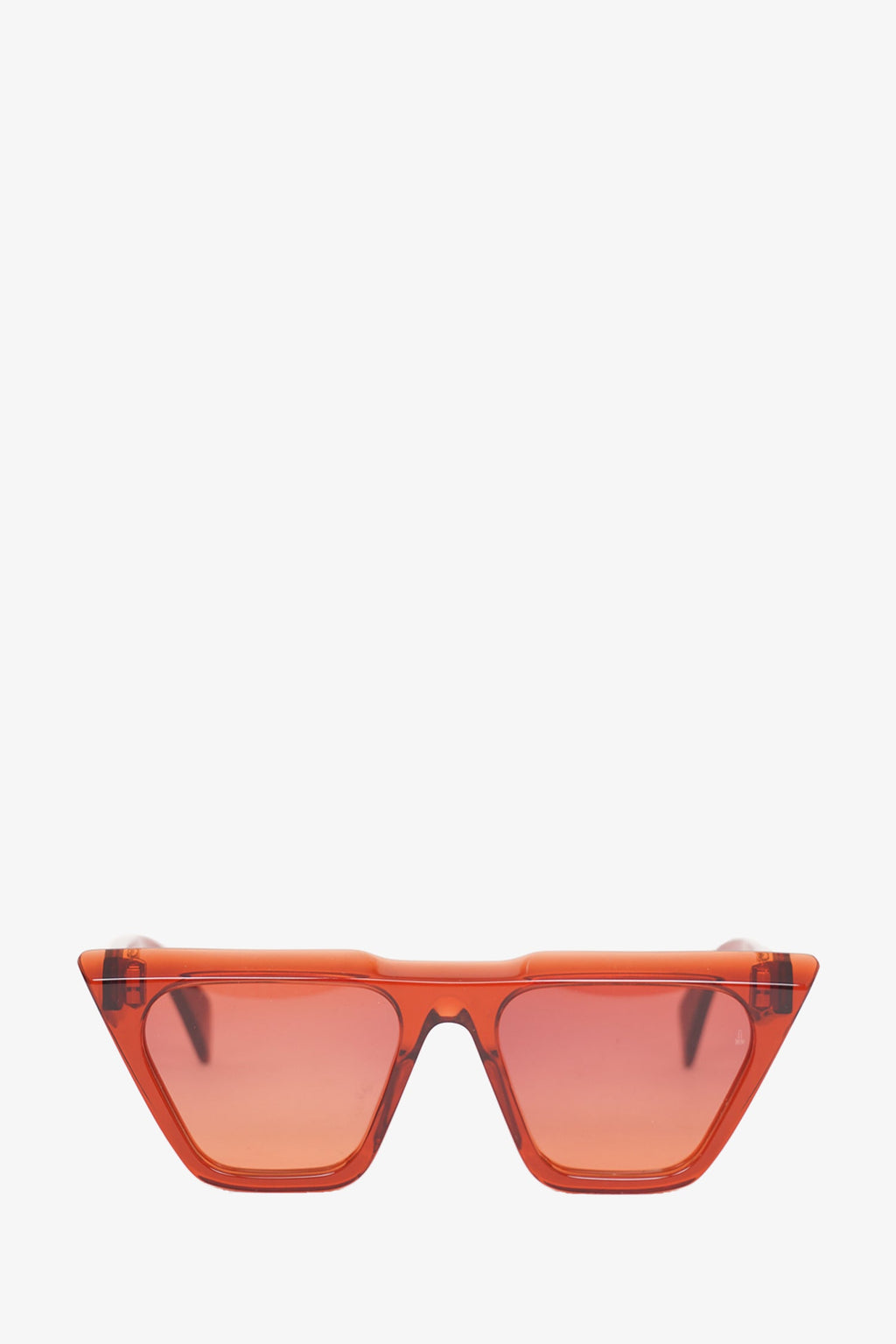 Jacques Marie Mage Dark Orange Translucent 'Evangelie' Cat-Eye Sunglasses