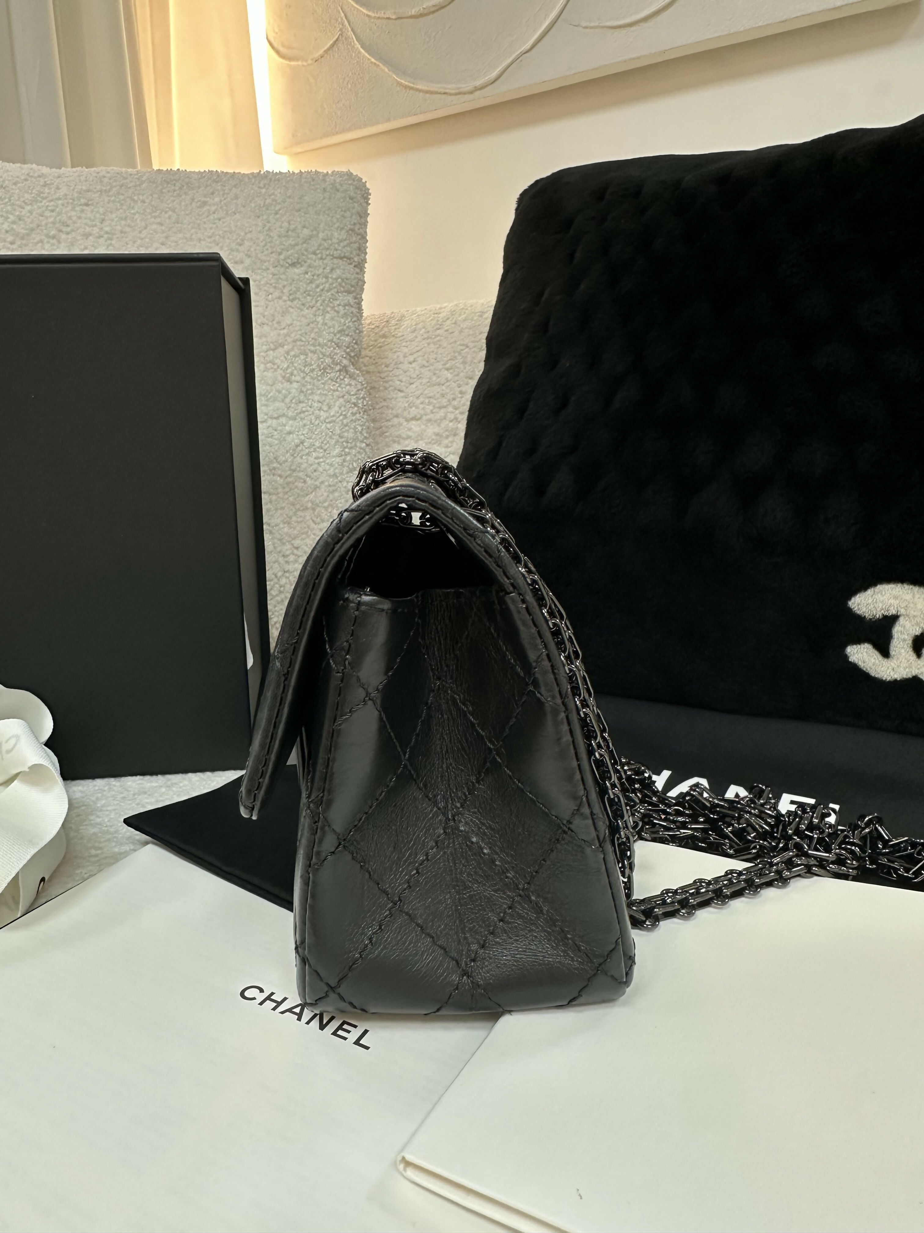 Chanel (21)2.55 Mini So Black Bag