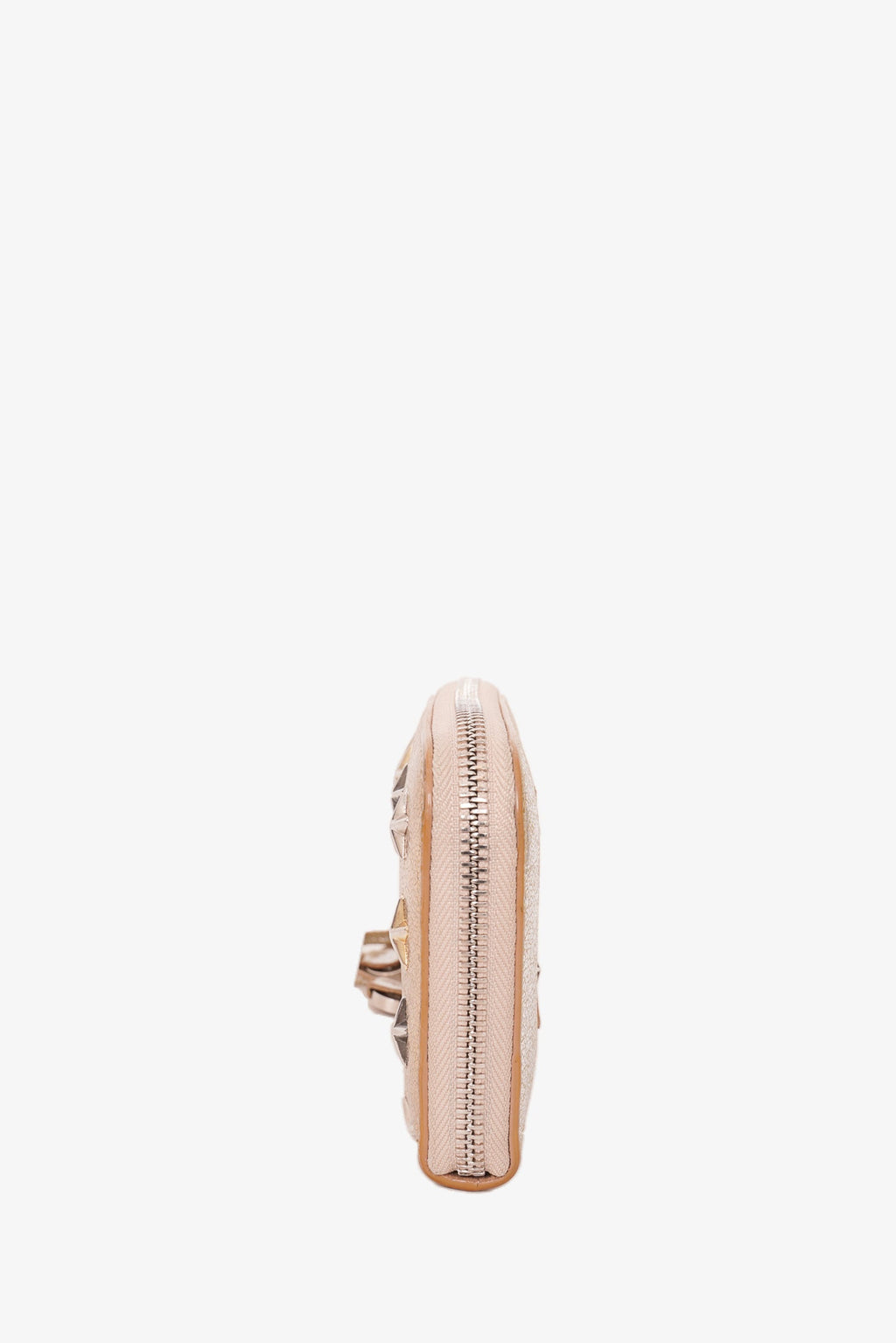 Jimmy Choo Gold Metallic Studded Wallet