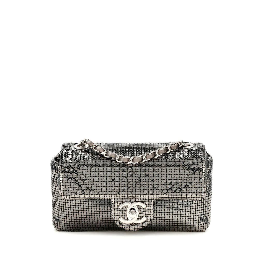 Chanel Metallic Mesh Mini Flap Bag