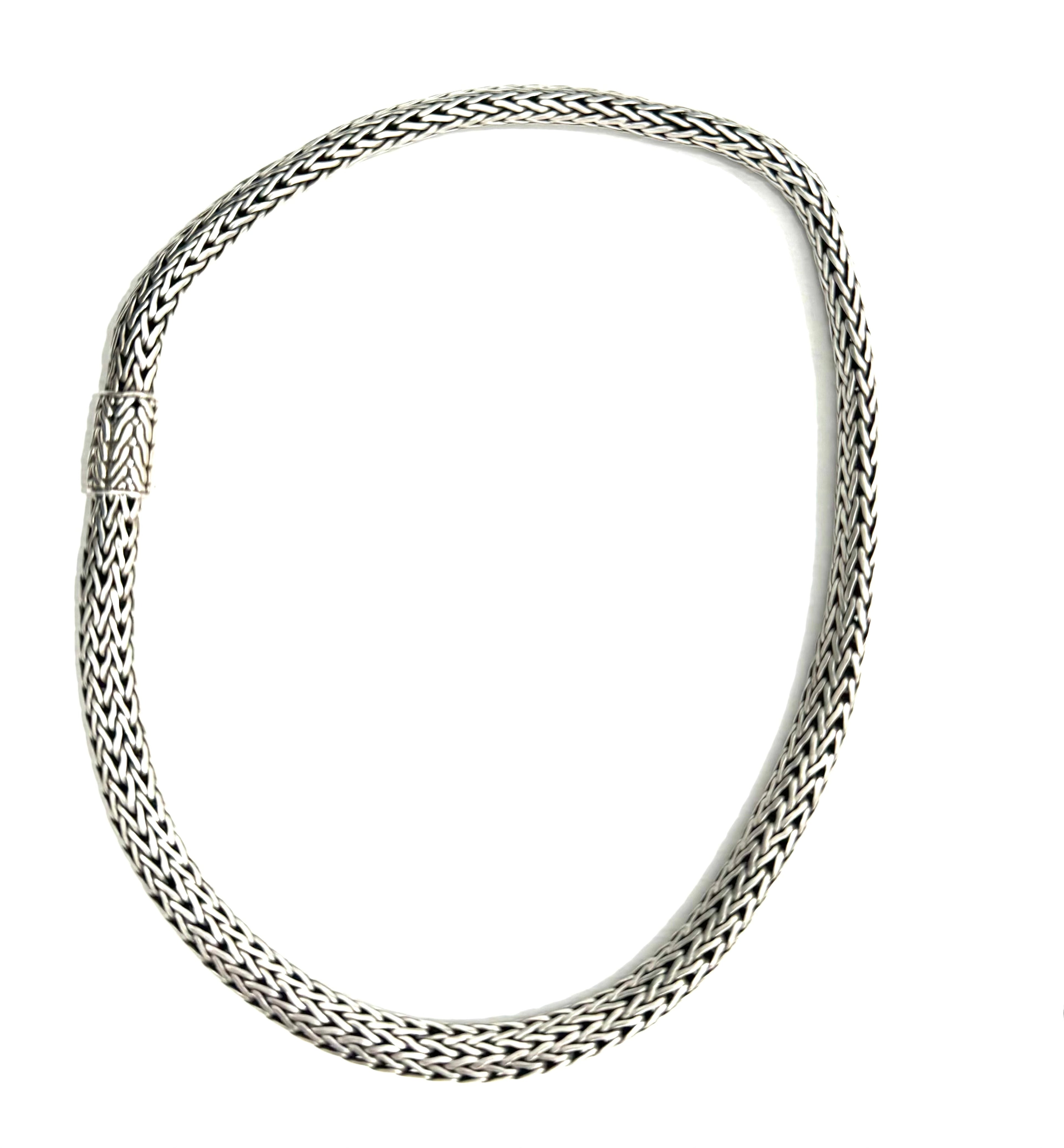 JOHN HARDY STERLING SILVER CLASSIC WHEAT NECKLACE