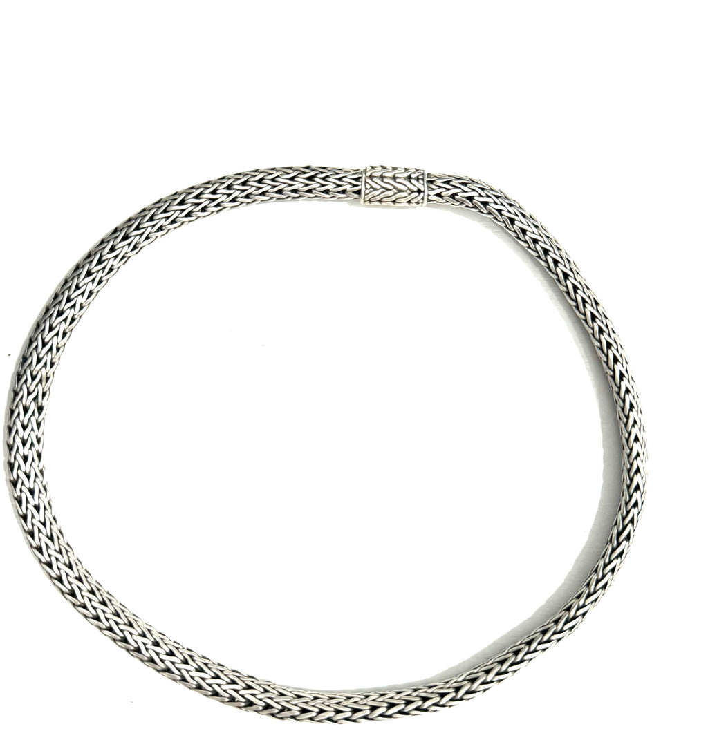 JOHN HARDY STERLING SILVER CLASSIC WHEAT NECKLACE