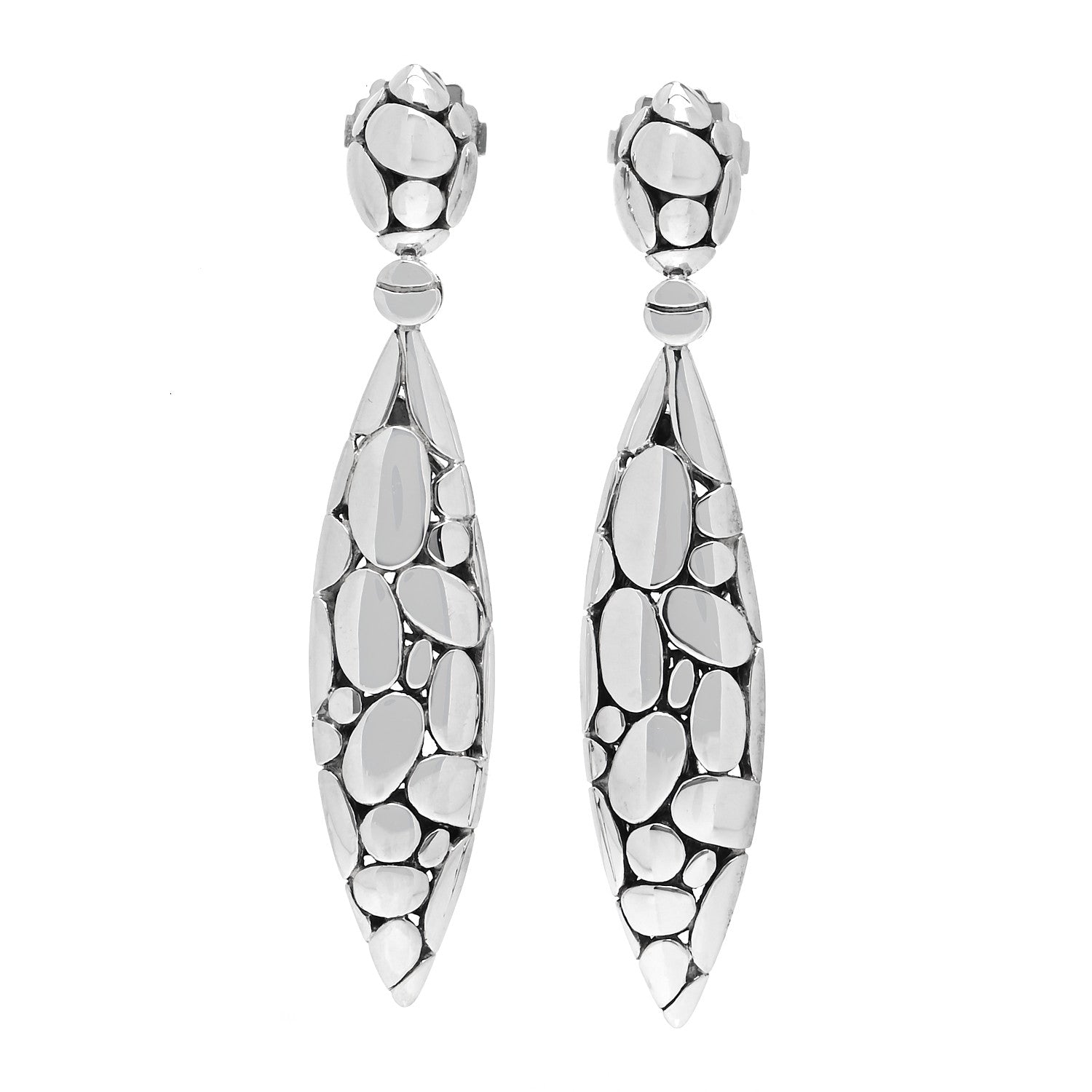 JOHN HARDY STERLING SILVER DROP EARRINGS