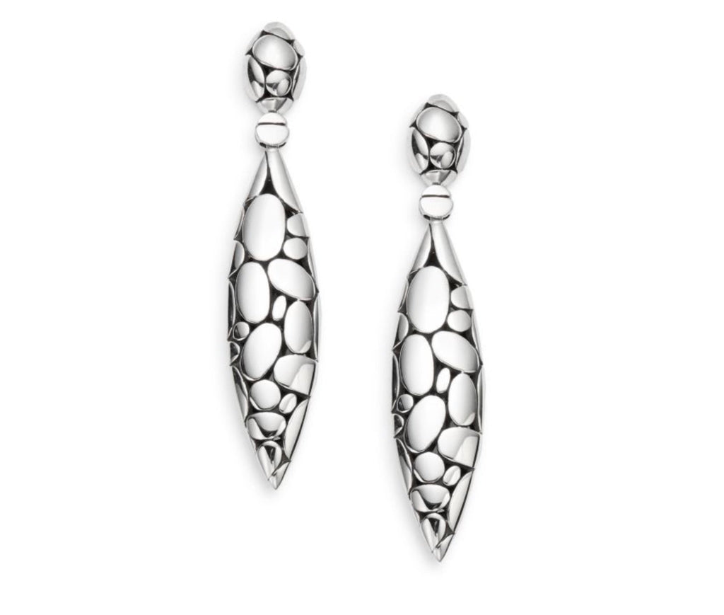 JOHN HARDY STERLING SILVER DROP EARRINGS