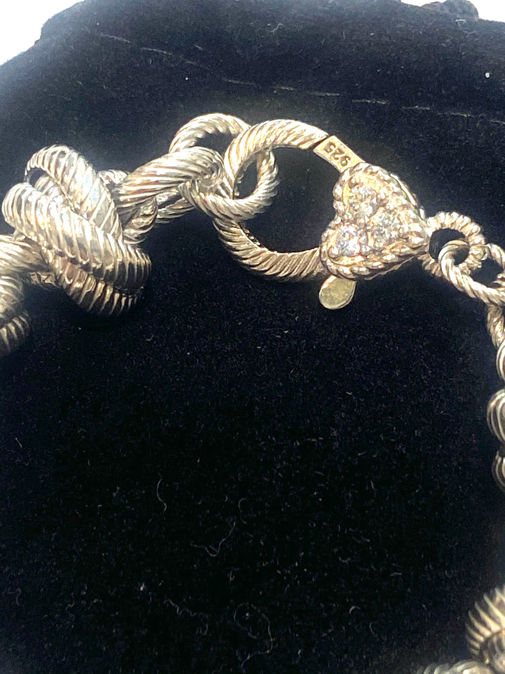 JUDITH RIPKA STERLING SILVER VERONA ROLO BRACELET