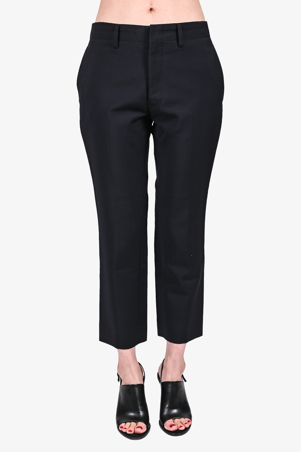 Junya Watanabe Comme des Garçon Black Wool Trousers Size M Mens