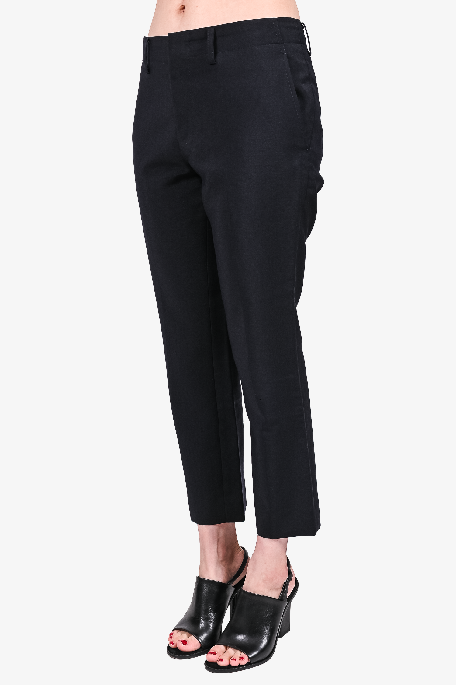 Junya Watanabe Comme des Garçon Black Wool Trousers Size M Mens