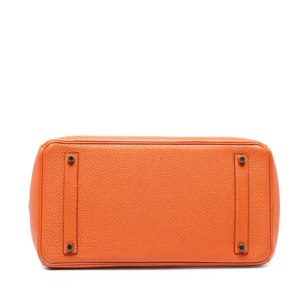 Birkin Handbag Orange Togo with Gold Hardware 35
