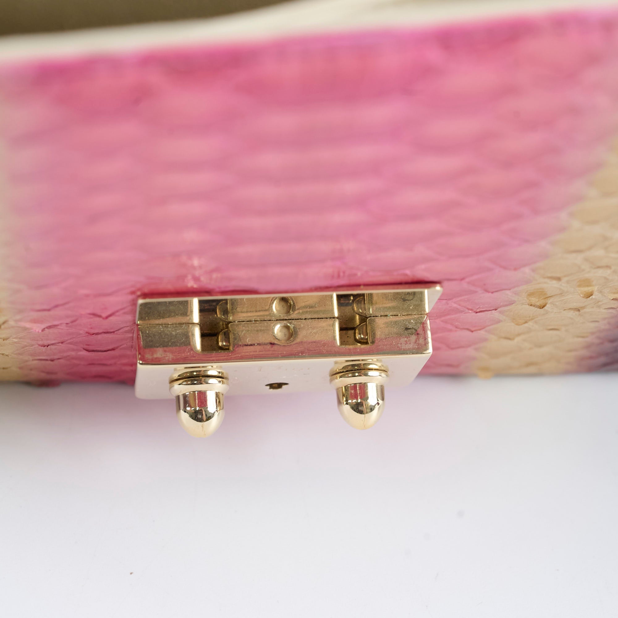 Christian Dior Miss Dior Python Flap Bag Multicolor