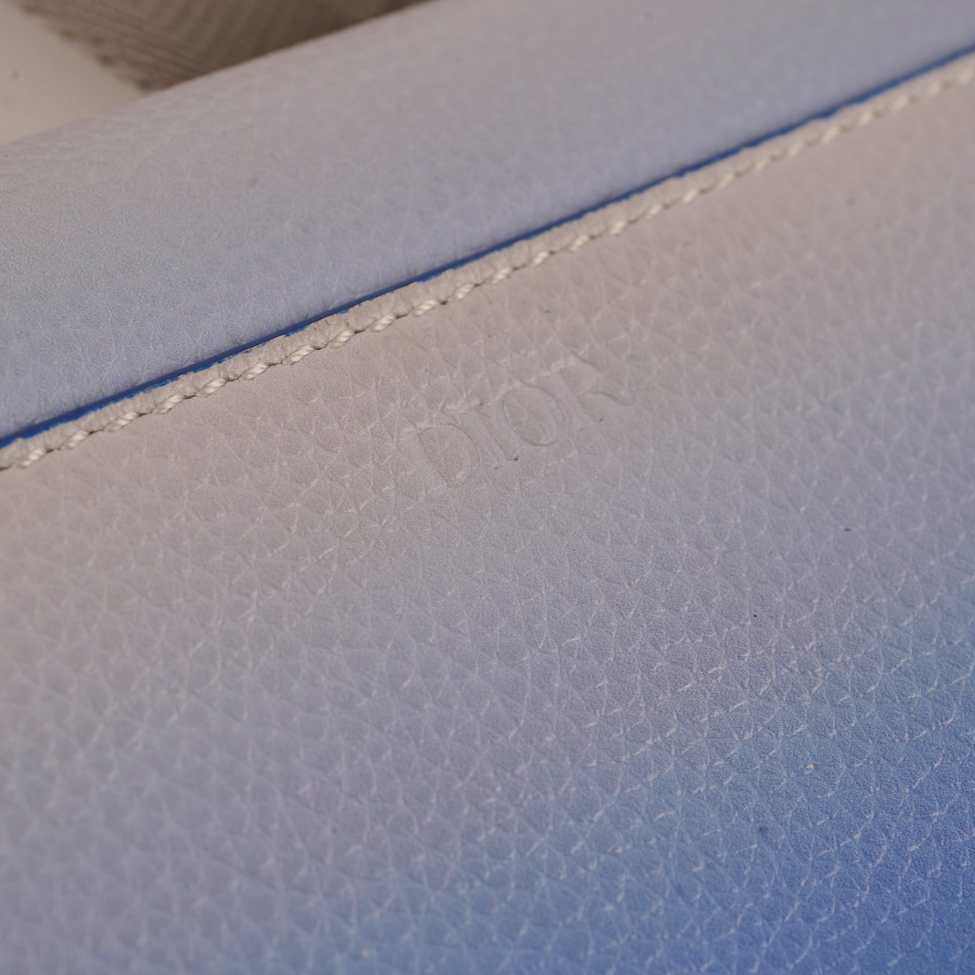 Christian Dior x Kaws Saddle Pouch Blue Ombre