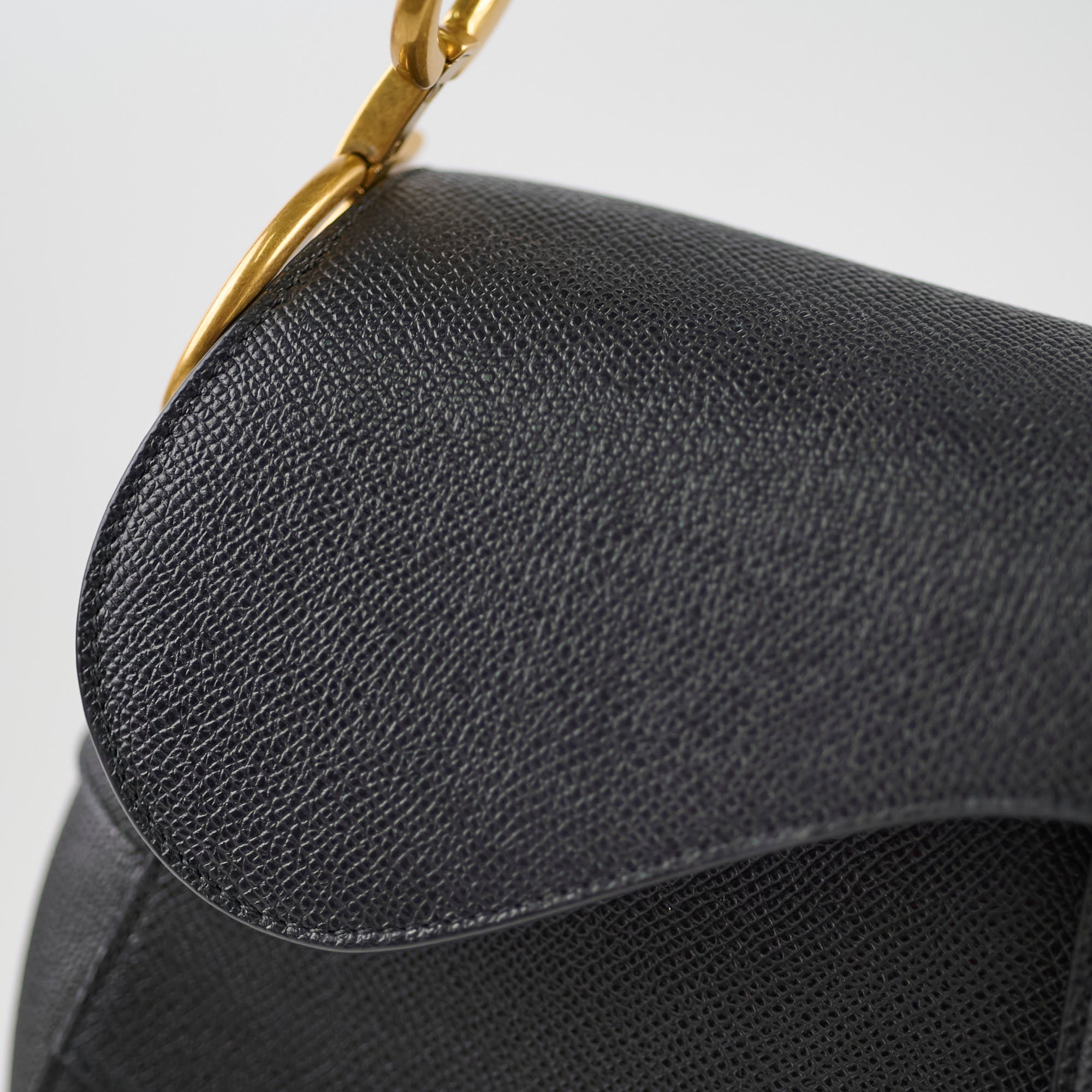 Christian Dior Saddle Bag Black