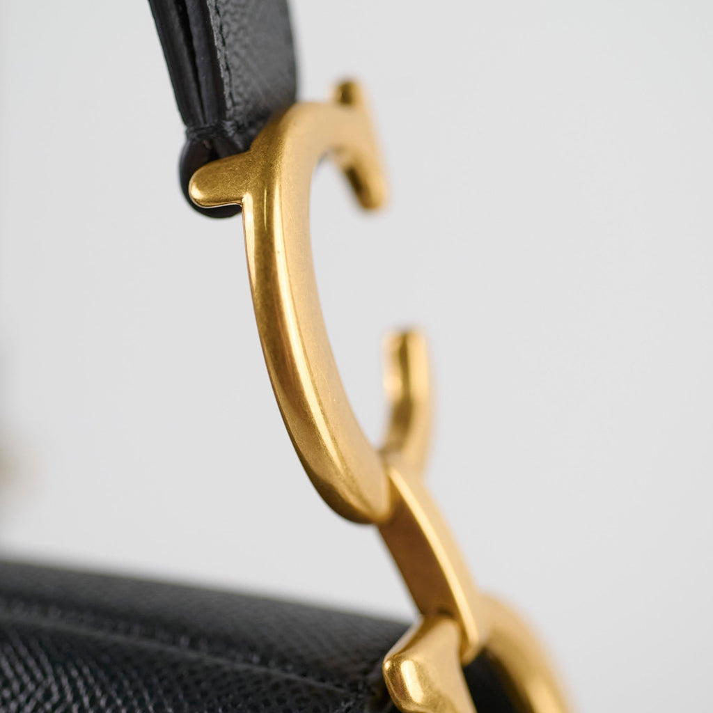 Christian Dior Saddle Bag Black