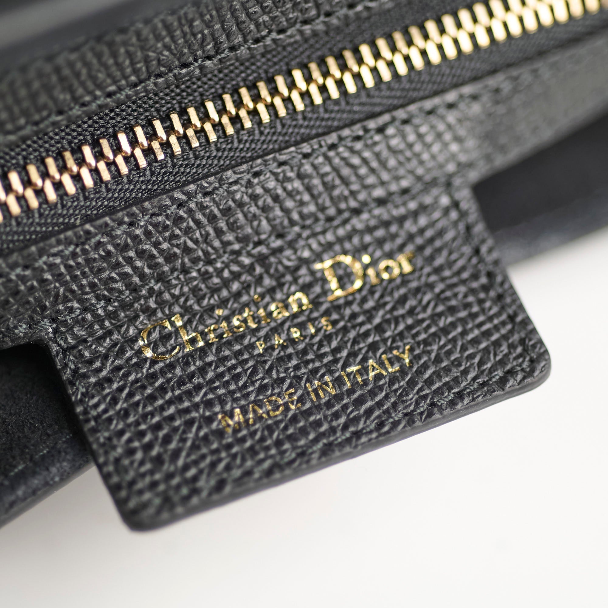 Christian Dior Saddle Bag Black
