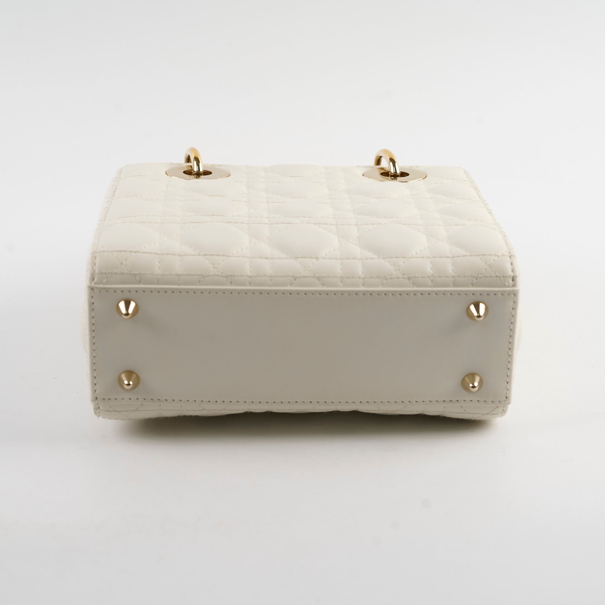 Christian Dior Small ABC Lady Dior White