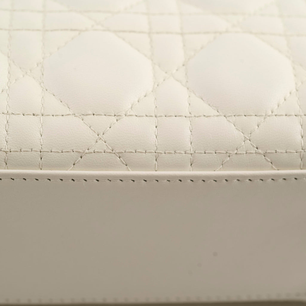 Christian Dior Small ABC Lady Dior White