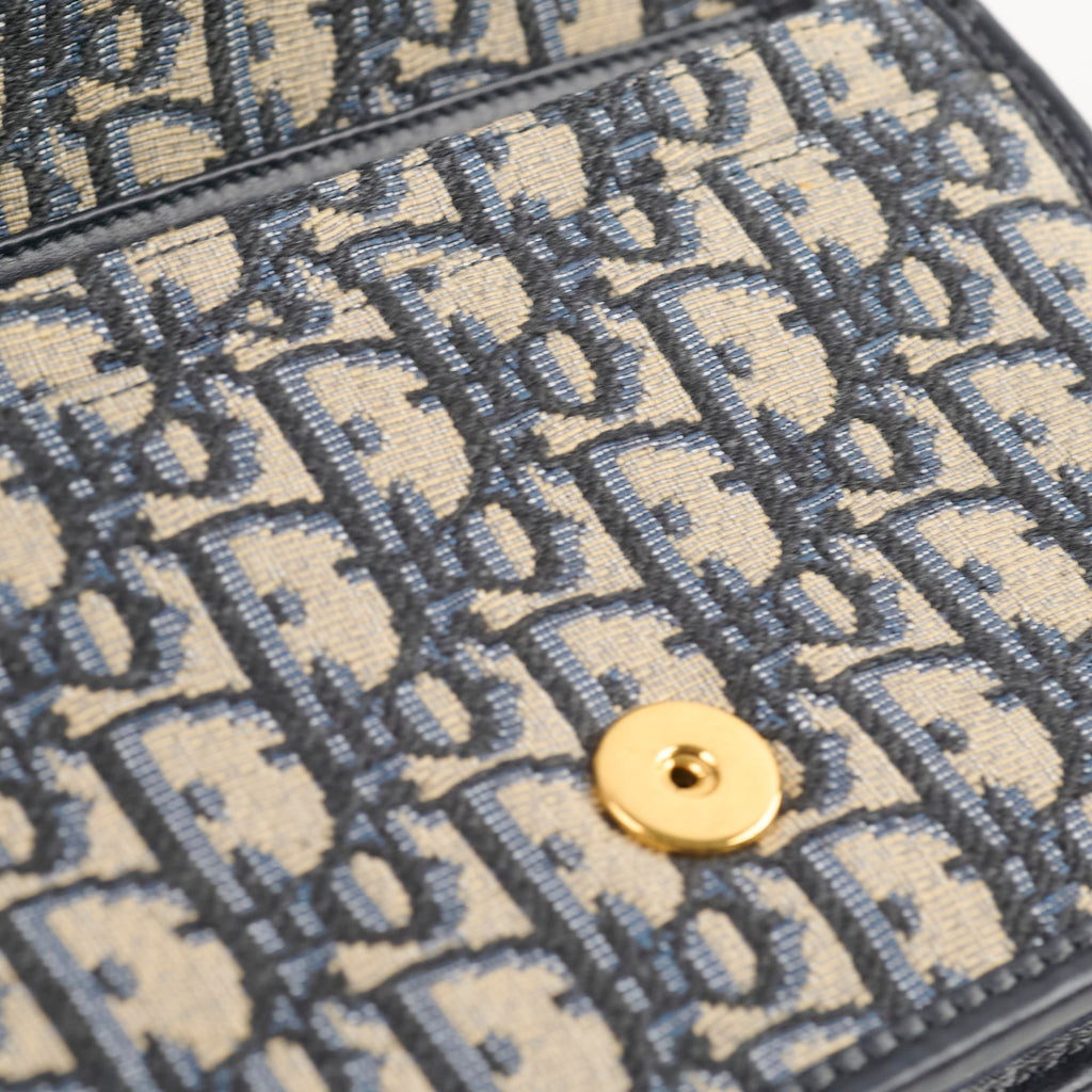 Christian Dior Montaigne Belt Bag with Chain Navy