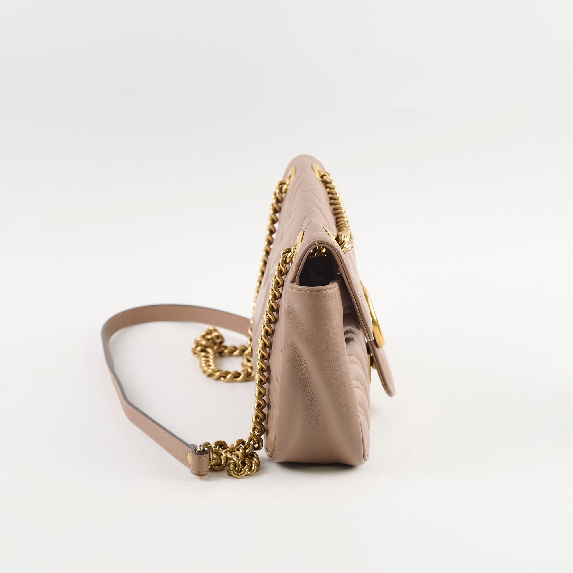 Gucci Small Marmont Bag Dusty Pink