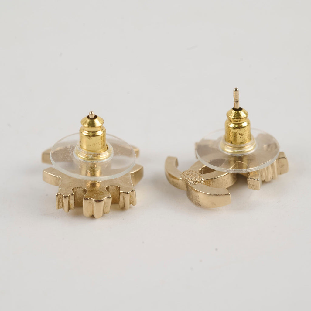 Chanel CC Crystal Earrings Costume Jewellery