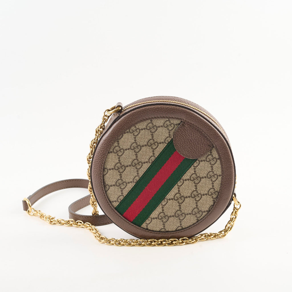 Gucci Ophidia GG Round Shoulder Bag
