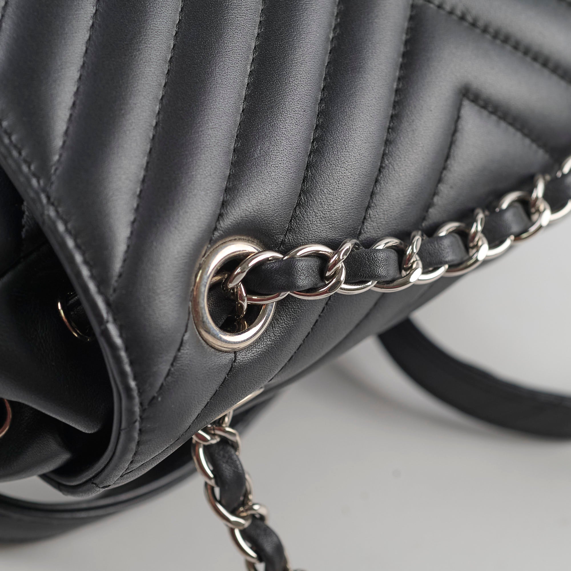 Chanel Small Chevron Urban Spirit Backpack